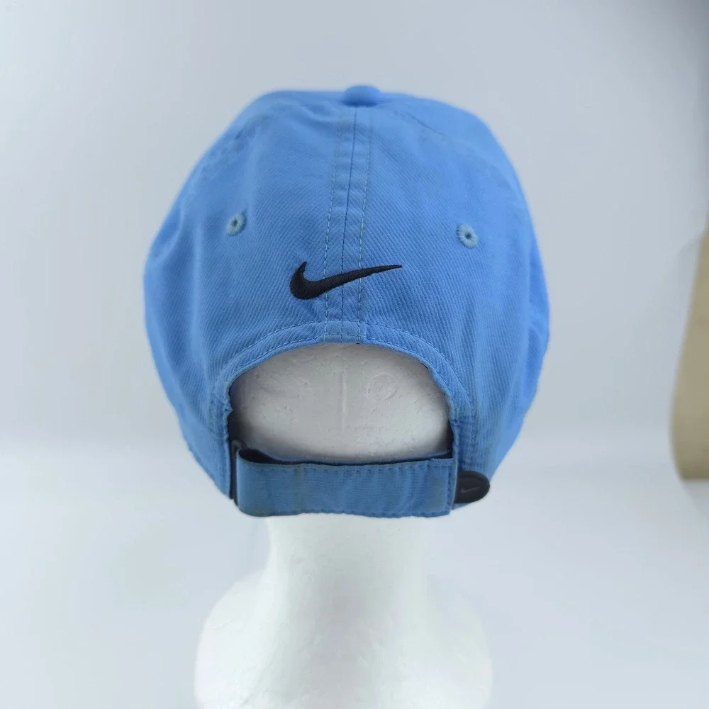 Nike Golf Baseball Cap Unisex OSFM Blue Swoosh Dri-FIT Adjustable 727042-448